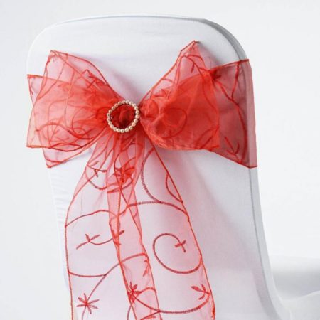 Embroidered Chair Sashes